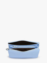 Etui 2 Compartimenten Leder Nathan baume Blauw original n 283N-vue-porte